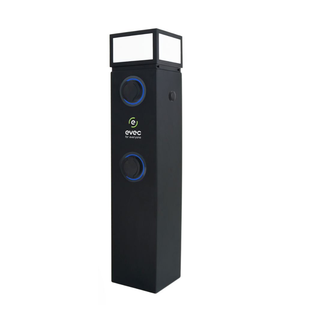 22kW Dual Socket Pedestal EV Charger